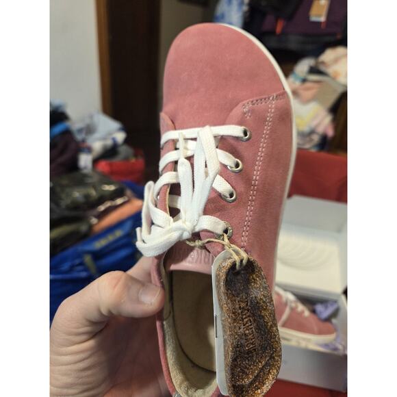 Birkenstock "ARRAN" Berry Suede Kids Sneakers - Size 34 - US Kids 3/3.5 - Picture 11 of 16